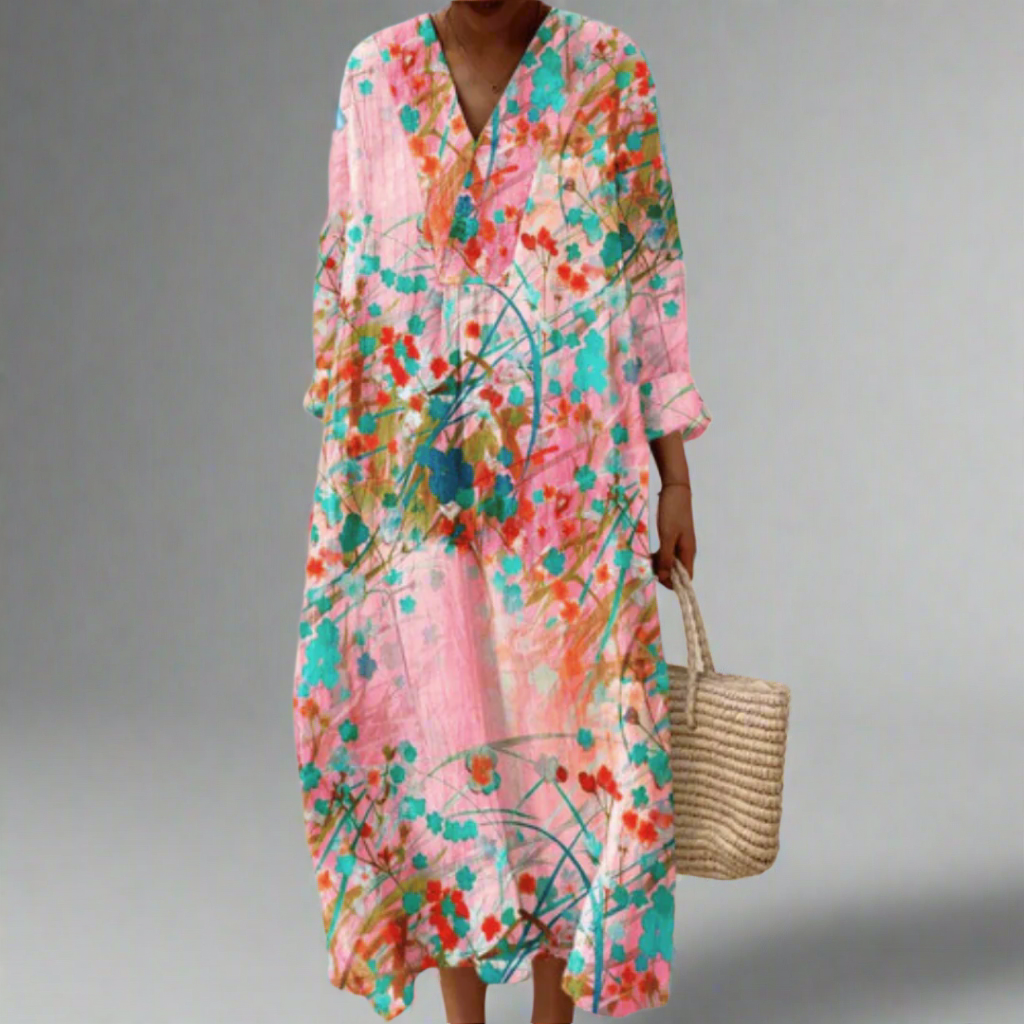 Amy™ | Robe Géométrique Élégante