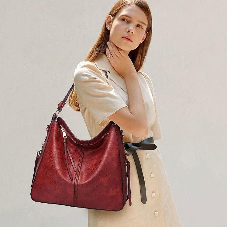 Cécile - Sac à Bandoulière en Cuir Élégant