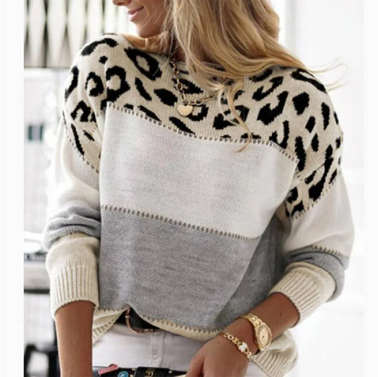 Kay - Pull Léopard Casual