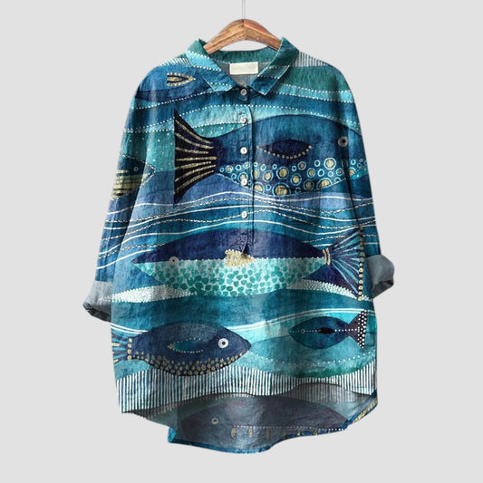 Azelra™ | 2025 – Blouse Océan Drift