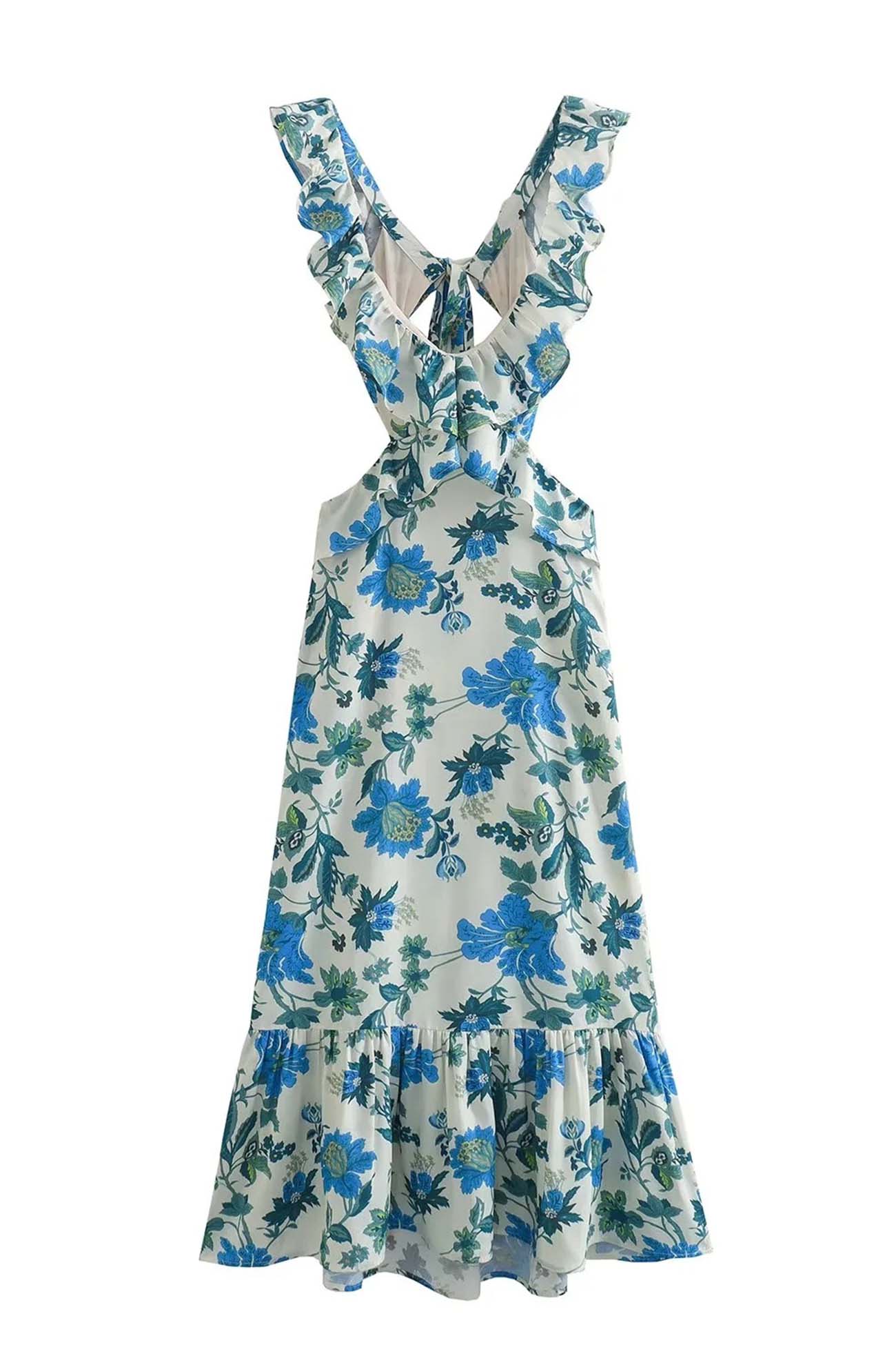 Ariella | Robe Fleurie avec Volants