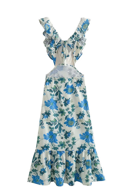 Ariella | Robe Fleurie avec Volants
