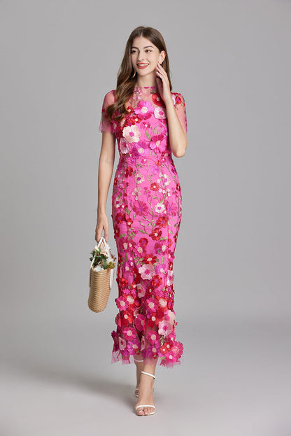 AGDE - ROBE FLEURIE