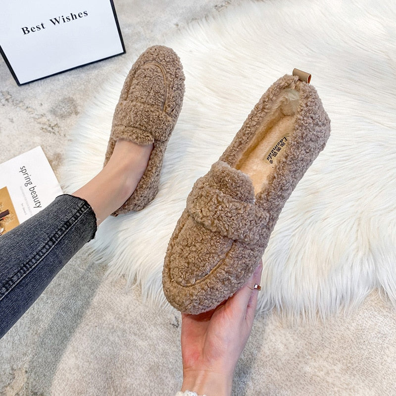 Azida – Chaussures en Peluche Confort