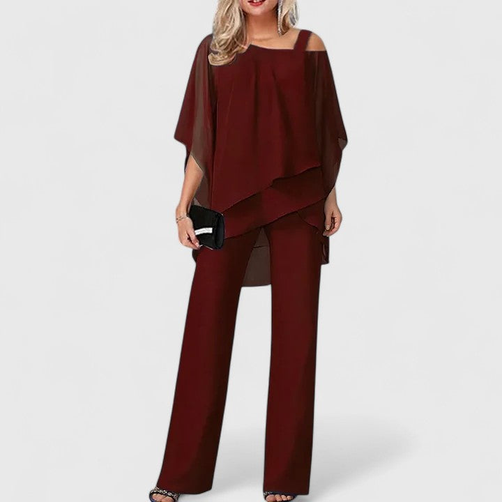 ZEPHYRAEN – ENSEMBLE PANTALON ÉLÉGANT EN DEUX PIÈCES