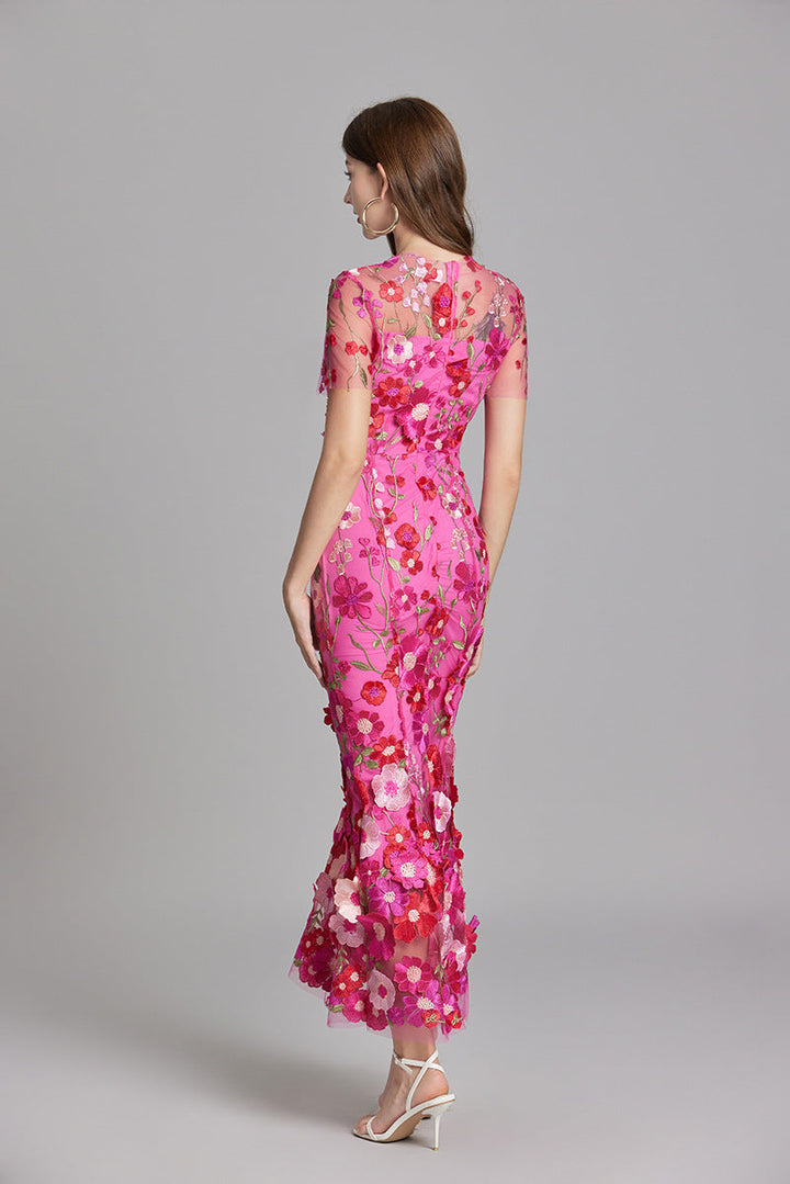 AGDE - ROBE FLEURIE