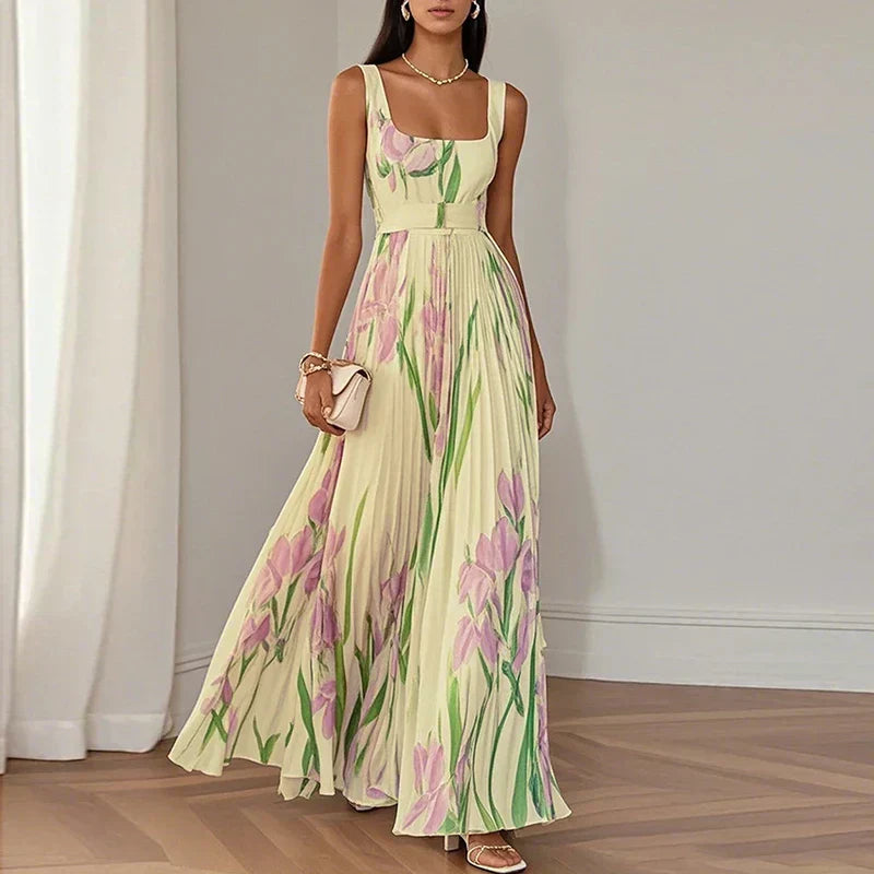 Claudia™ | Robe Maxi A-Line Florale