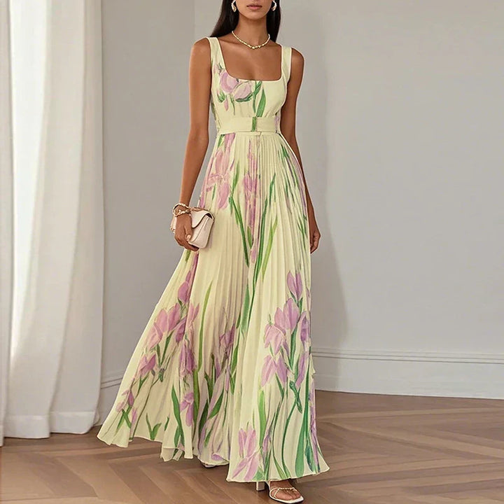 Claudia™ | Robe Maxi A-Line Florale