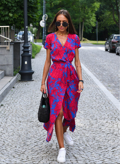 Aureza | Robe Wrap Soft Bloom