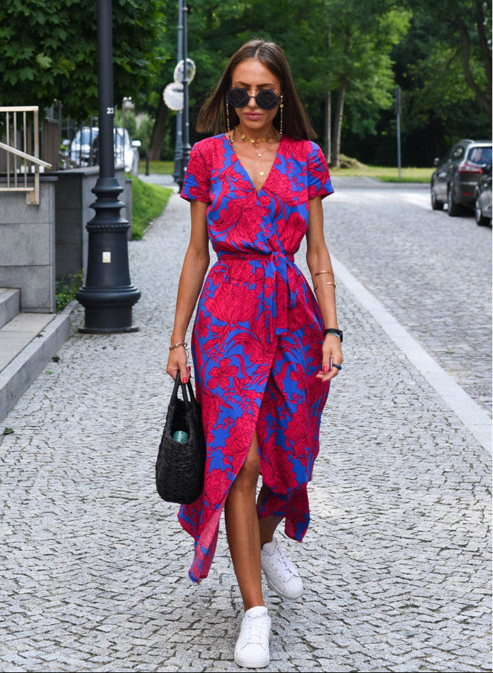 Aureza | Robe Wrap Soft Bloom
