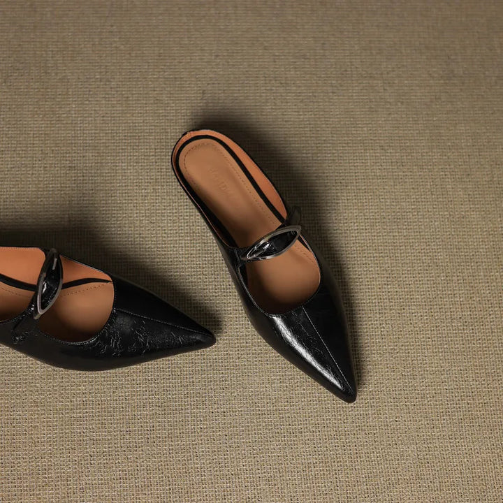 Wilda – Mules in Pelle Naturale
