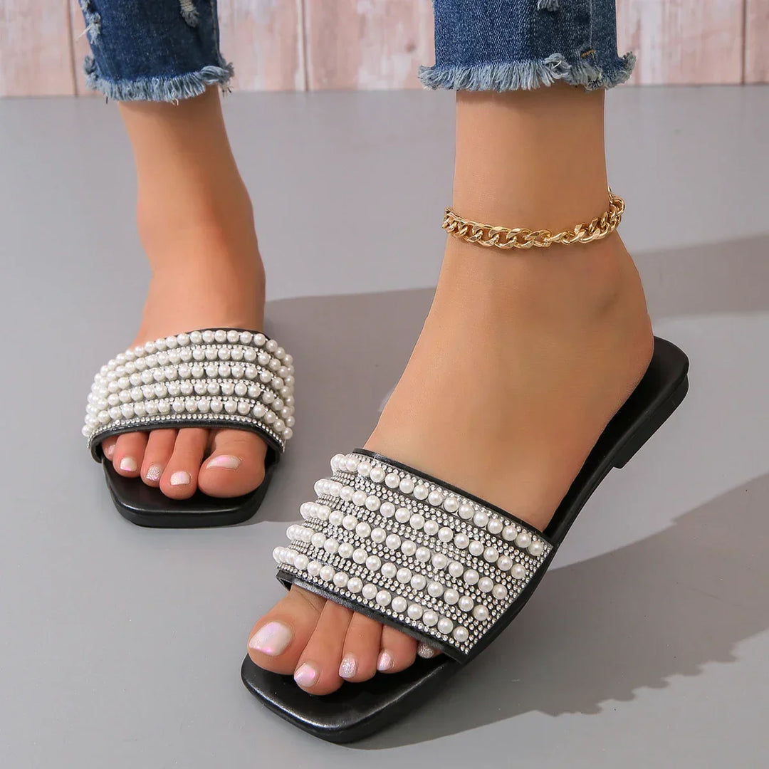 Benigna - Sandales de perles de luxe