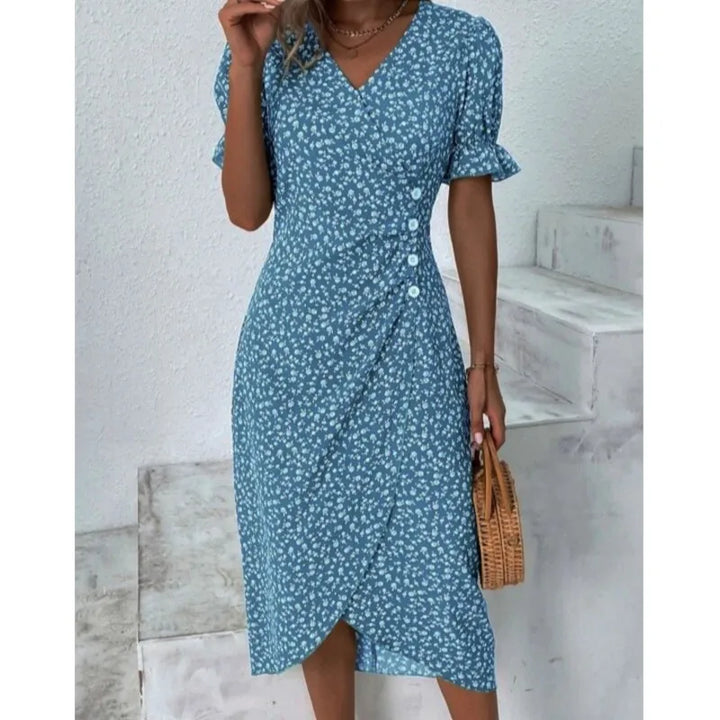 Camila / Robe Portefeuille Blossom