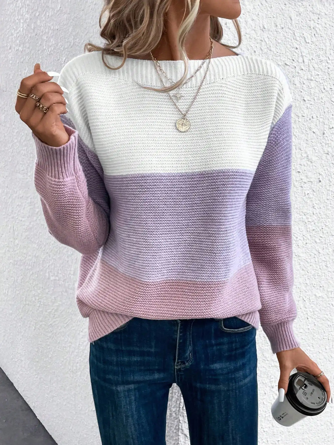 Daphne - Pull en Maille Ombre