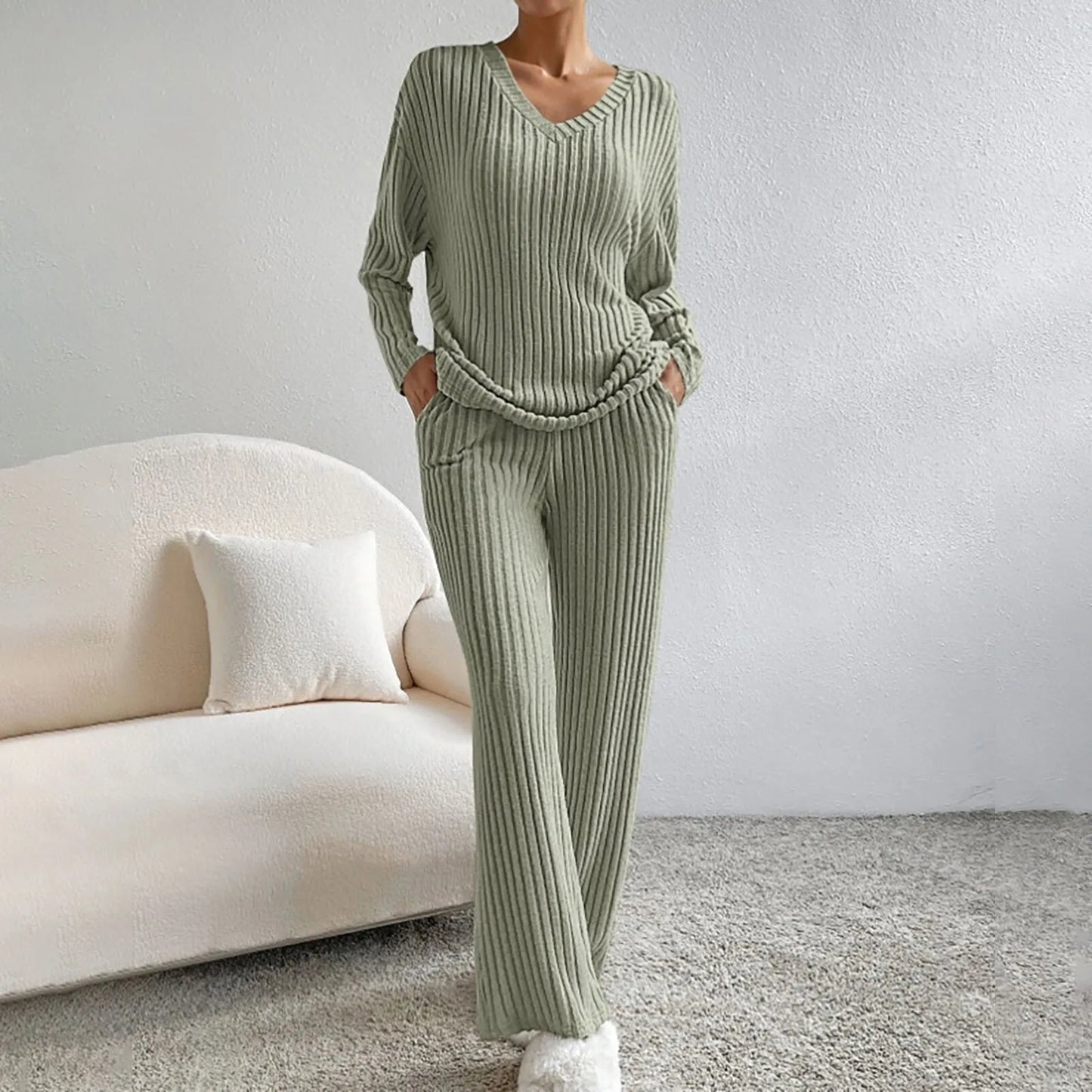 Esra™ Ensemble en Tricot Deux Pièces