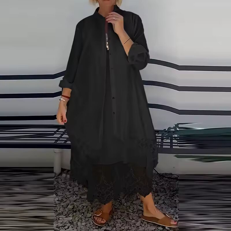 ALMERAY – ENSEMBLE DE ROBE EN DENTELLE ÉLÉGANTE