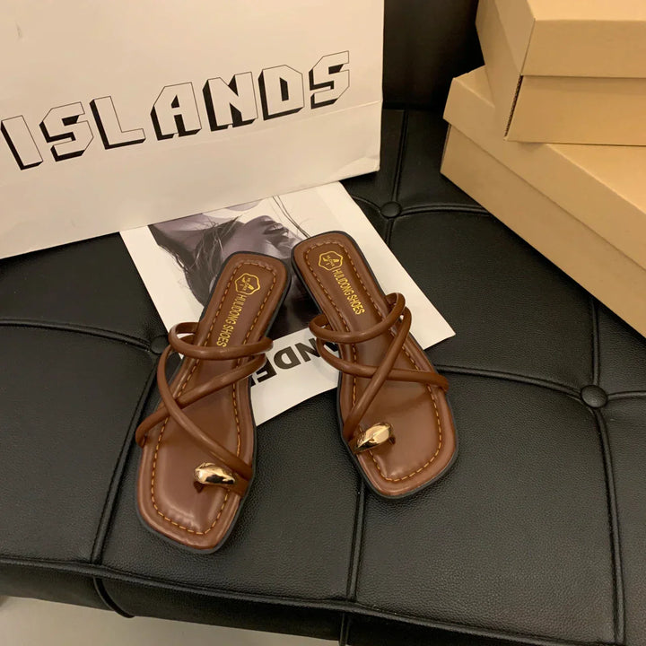 Elizabetta - Sandales en Cuir Élégantes