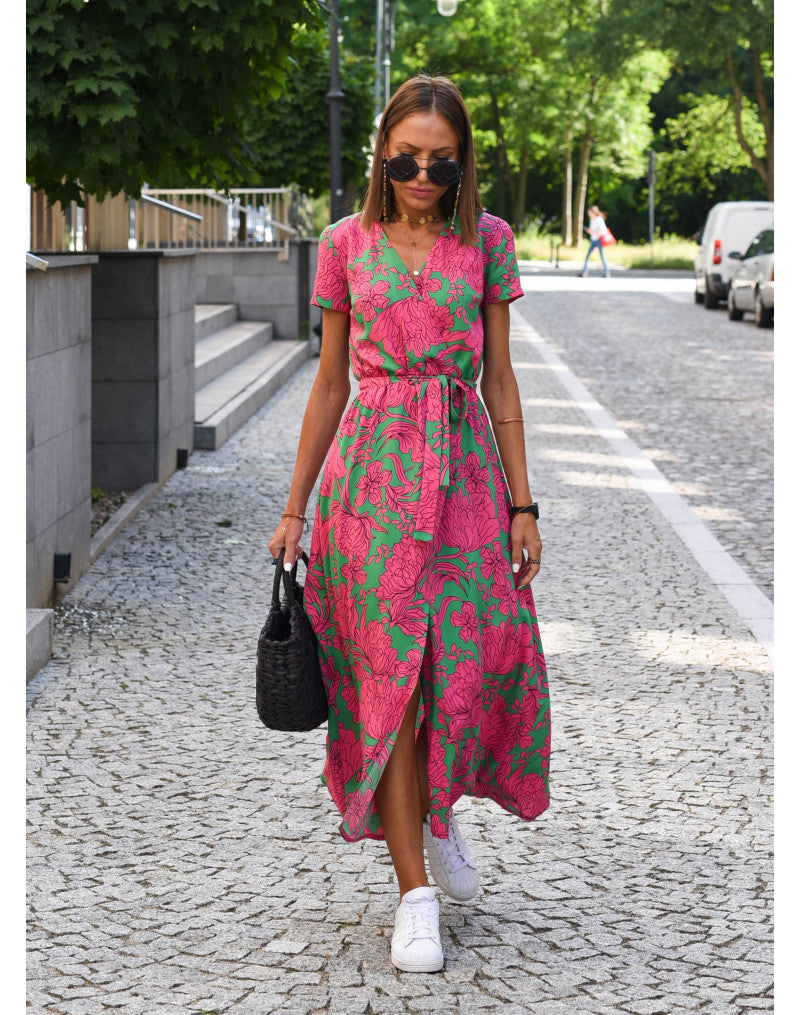 Yasmine | Robe Élégante à Décolleté en V
