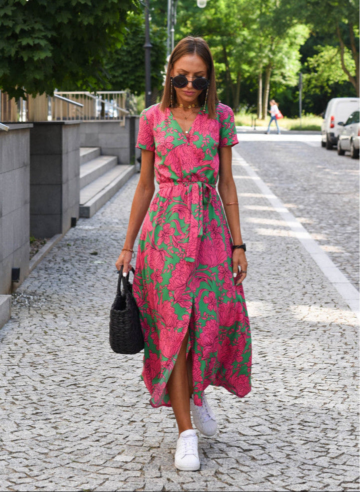 Aureza | Robe Wrap Soft Bloom
