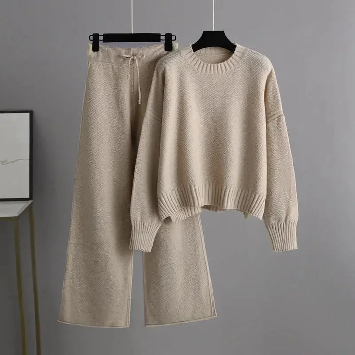 CAMILLE – ENSEMBLE DE DEUX PIÈCES EN TRICOT CONFORTABLE