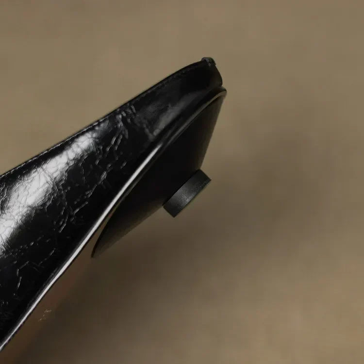 Clara – Mules en Cuir Naturel