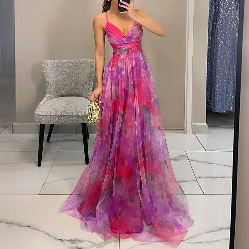 Jennifer | Robe Maxi Florale Élégante