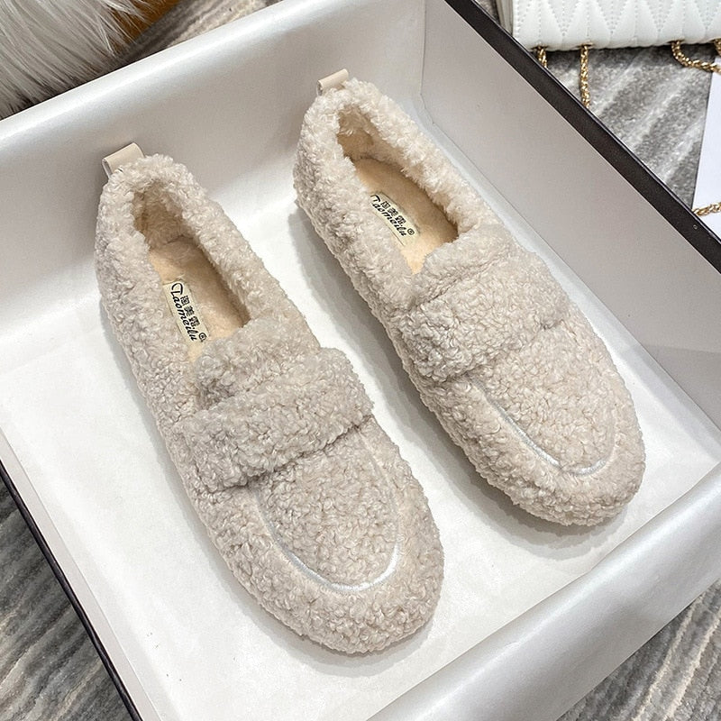 Azida – Chaussures en Peluche Confort