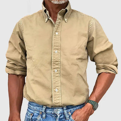 GARETH - CHEMISE EN COTON DOUILLET