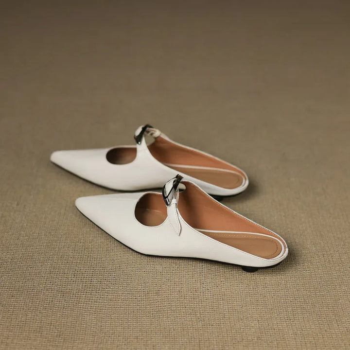 Wilda – Mules in Pelle Naturale