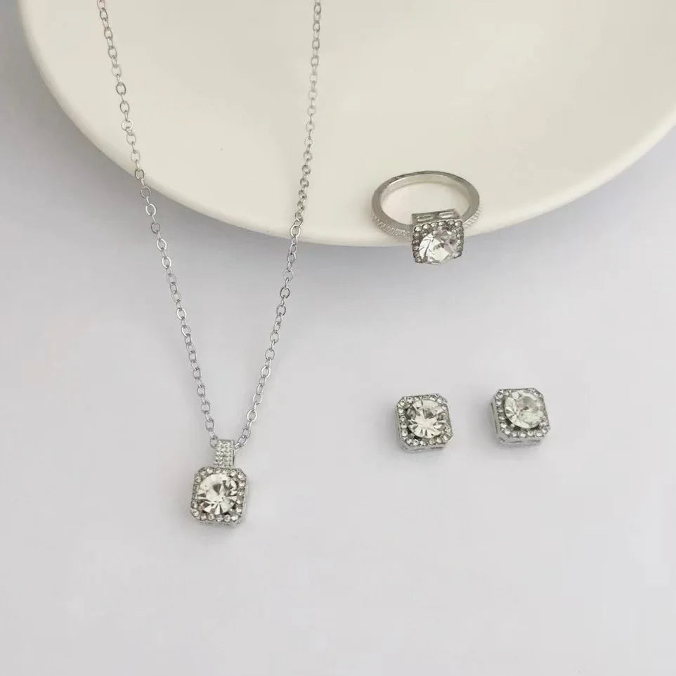 Ensemble de Bijoux Cube de Luxe