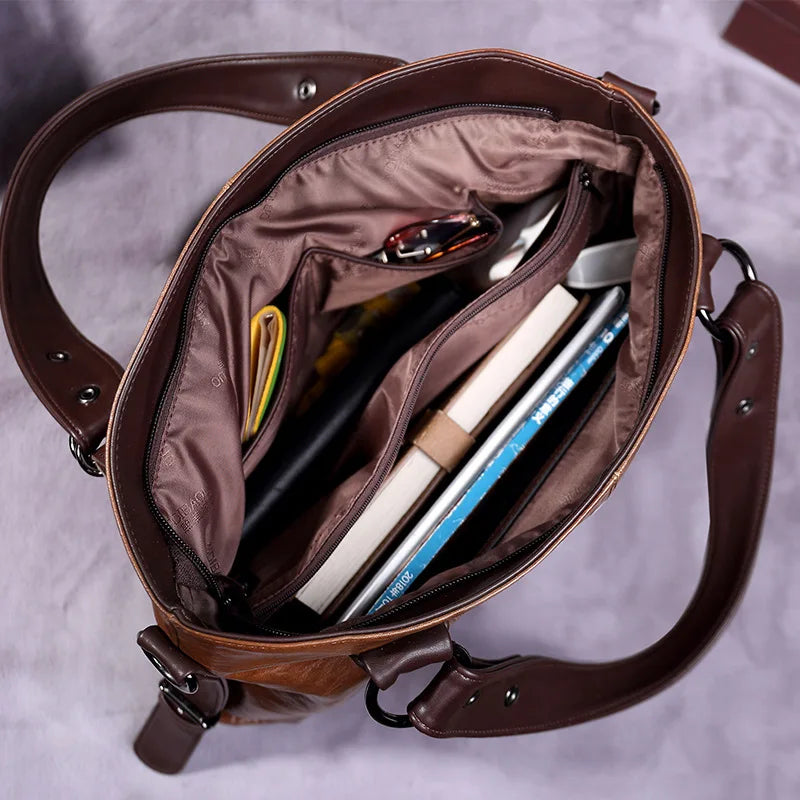 Aralyn - Sac à Bandoulière en Cuir Souple Raffiné