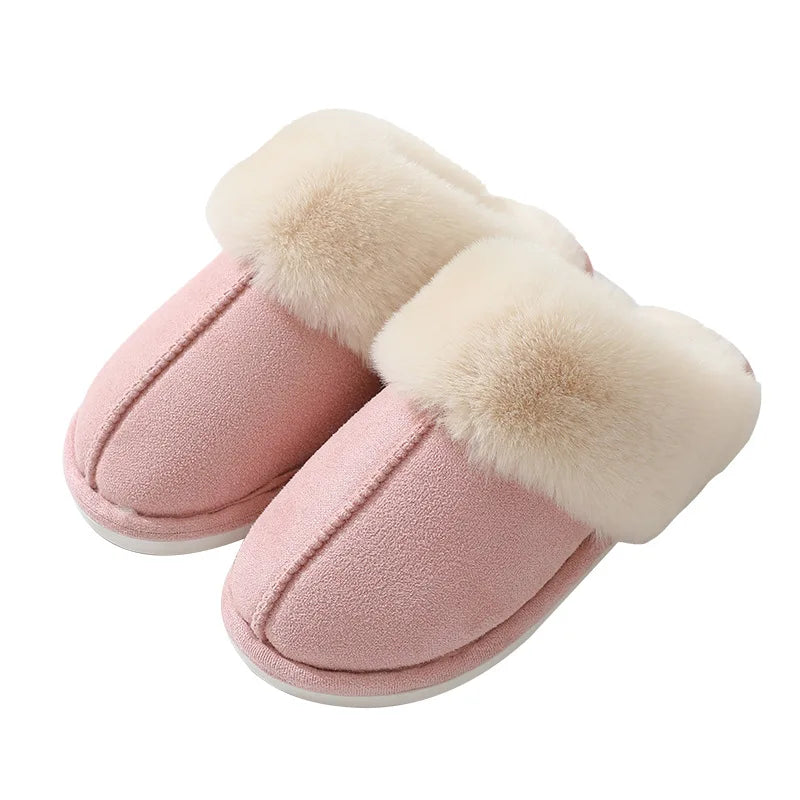 Chaussons d'Intérieur en Peluche pour Femmes avec Doublure Douce et Confort Accueillant
