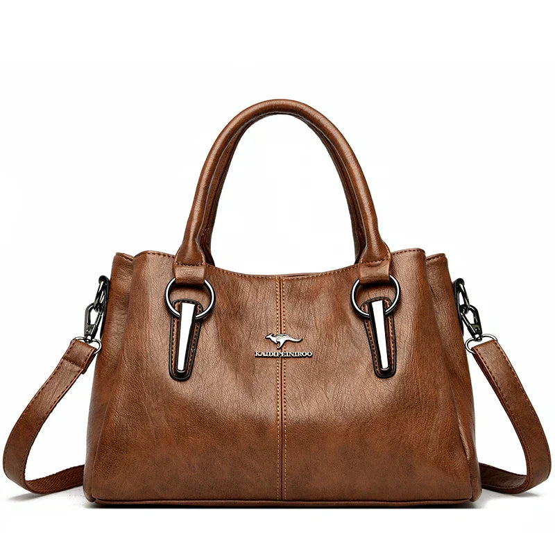 Avela Sac à Bandoulière en Cuir Souple
