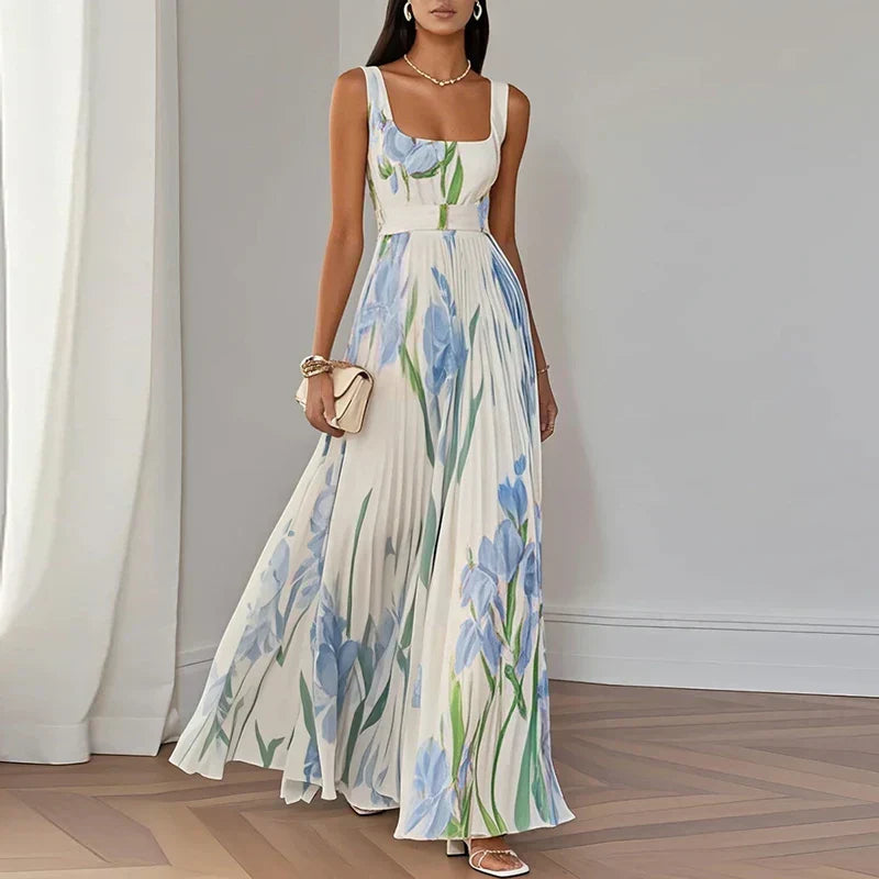 Claudia™ | Robe Maxi A-Line Florale