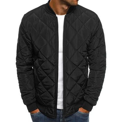 Ambrogio™ | Veste décontractée de printemps premium avec design en diamant