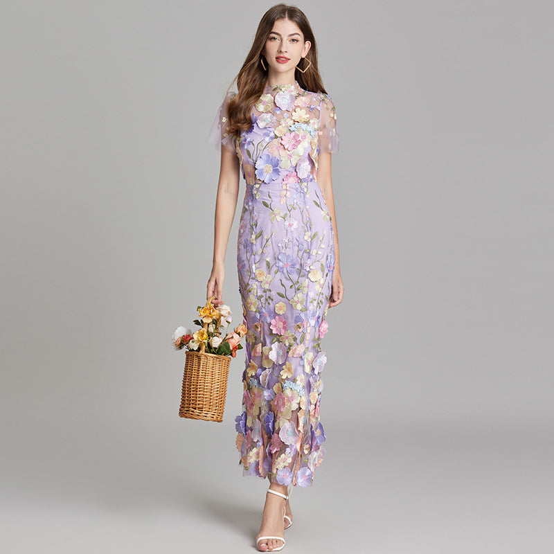 AGDE - ROBE FLEURIE