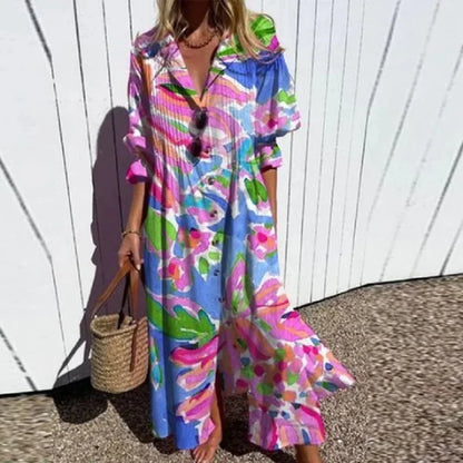 Margaux | Robe d'été boheme pour femme | Maxi