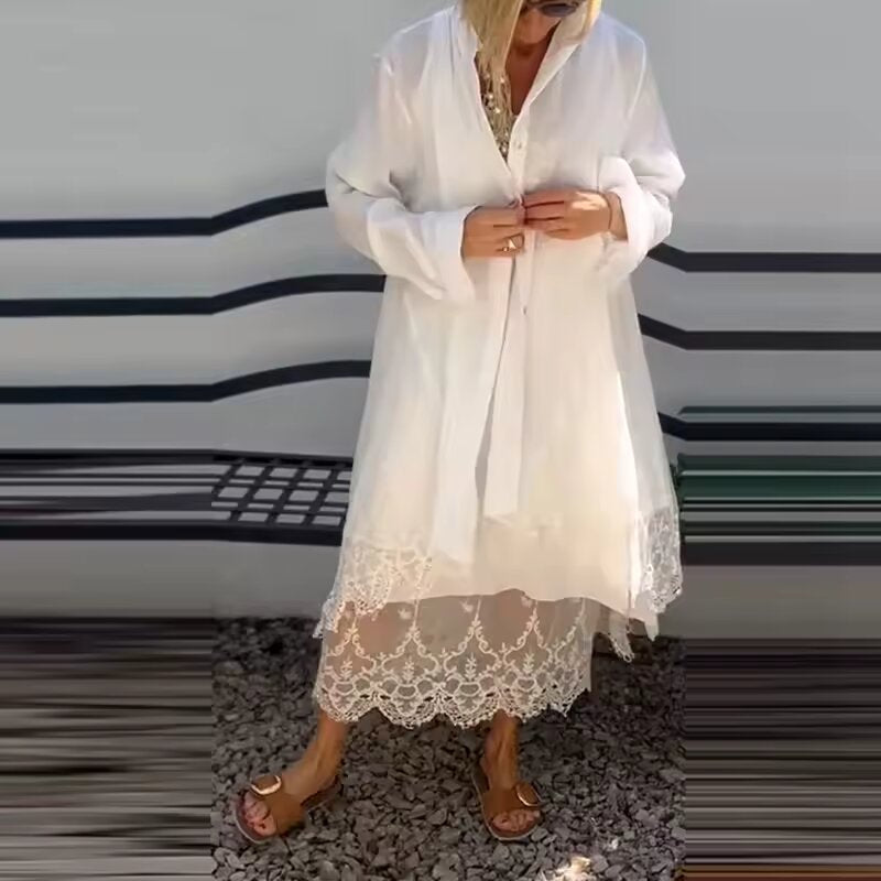 ALMERAY – ENSEMBLE DE ROBE EN DENTELLE ÉLÉGANTE
