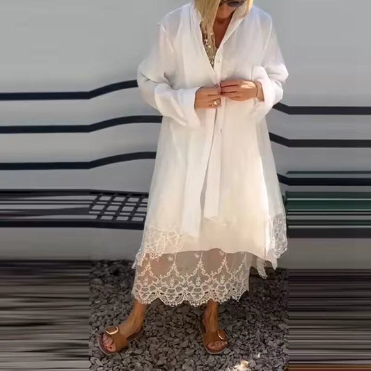 ALMERAY – ENSEMBLE DE ROBE EN DENTELLE ÉLÉGANTE