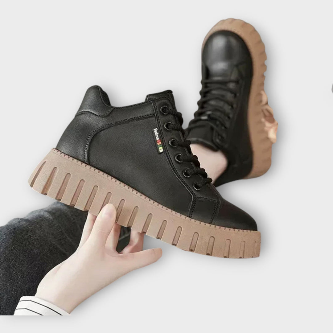 Baskets Plateforme en Cuir Urban Edge