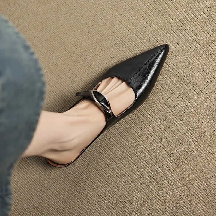 Wilda – Mules in Pelle Naturale
