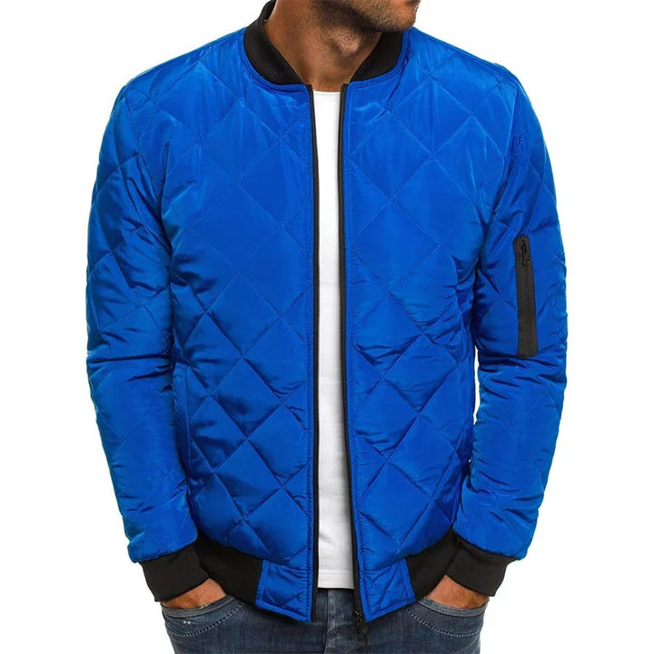 Ambrogio™ | Veste décontractée de printemps premium avec design en diamant