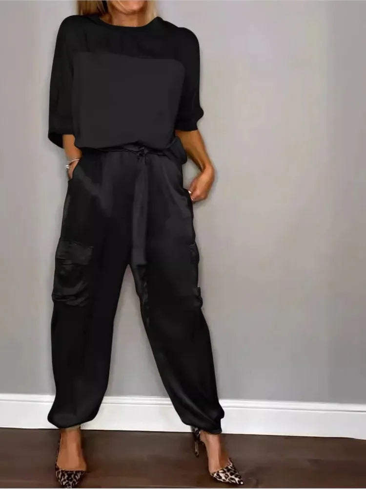 GRACE - ENSEMBLE DE LOISIRS EN SATIN