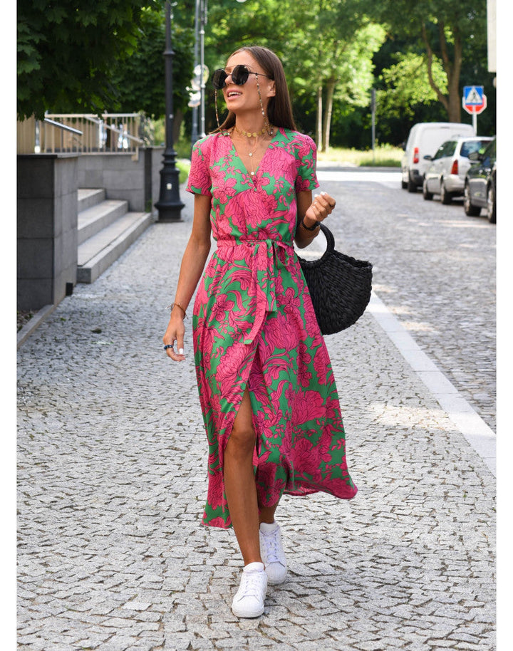 Yasmine | Robe Élégante à Décolleté en V