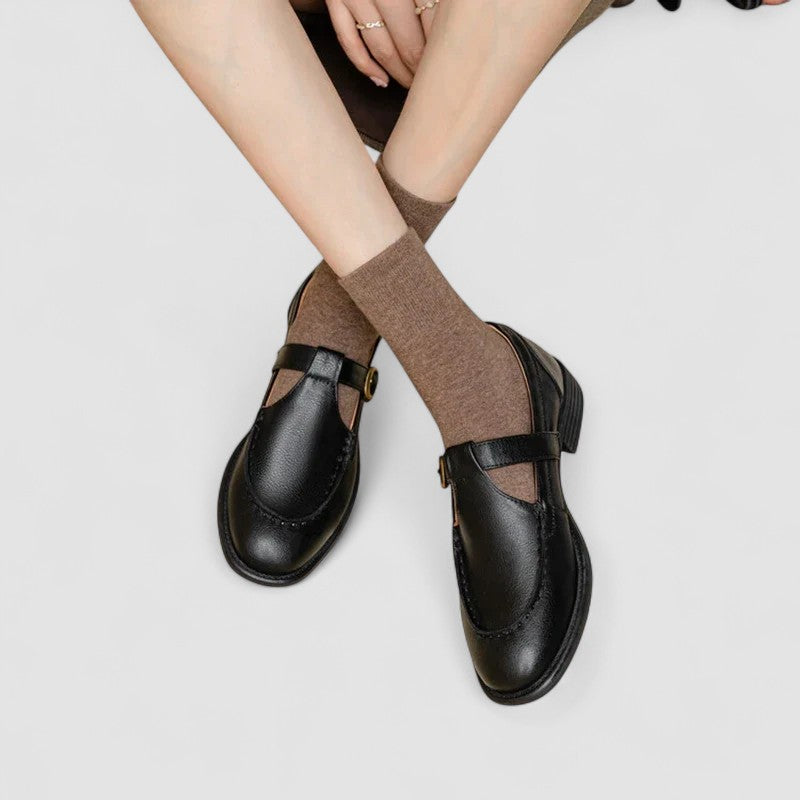 Avery - Scarpe ortopediche a punta quadrata Mary Jane