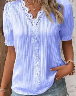 Mélissa | Blouse Élégante avec Détails Délicats