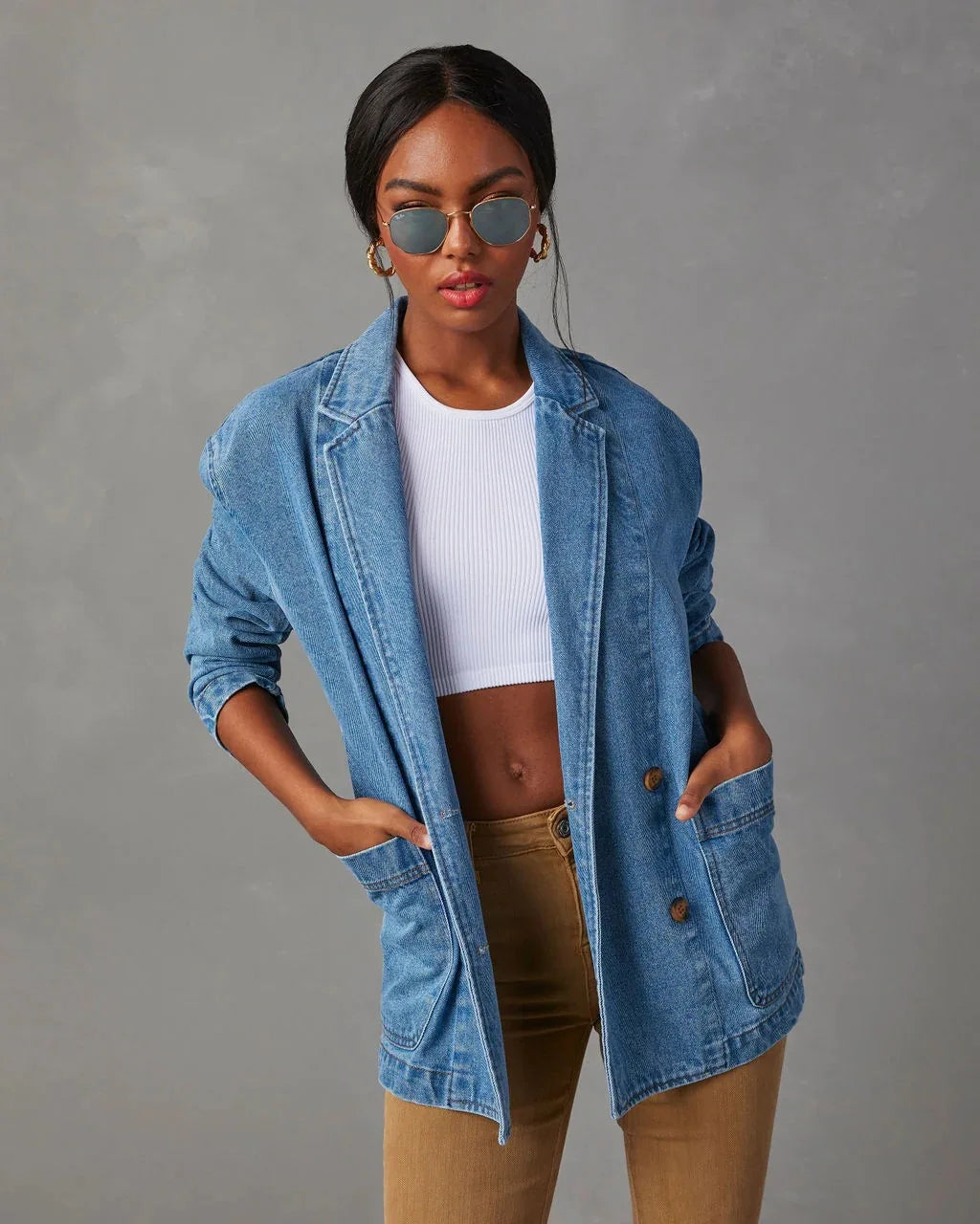 ALICE | Blazer en Denim
