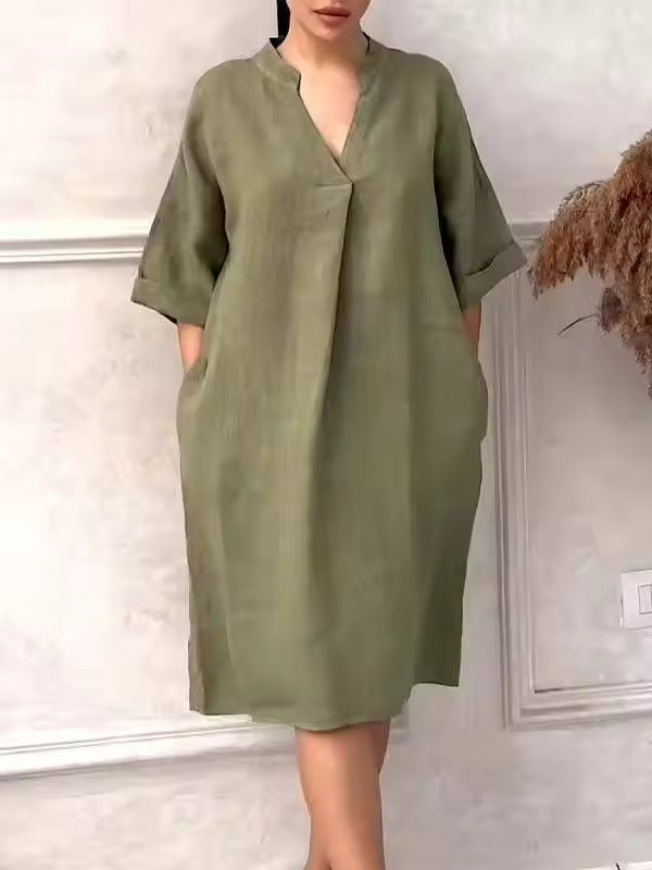 Aeris™ - Robe à Col en V Sans Effort