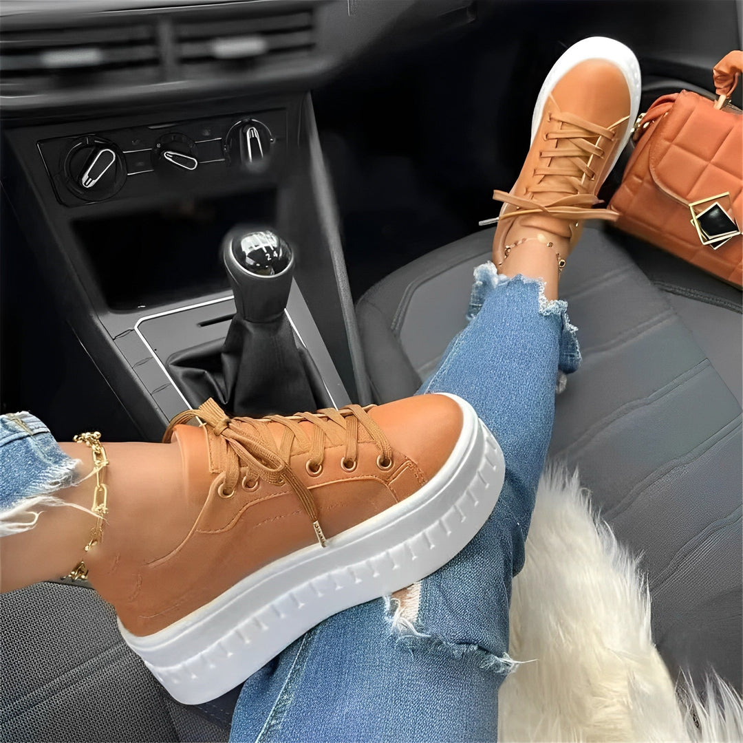 Valerie - Baskets à plateforme avec semelle épaisse pour femme