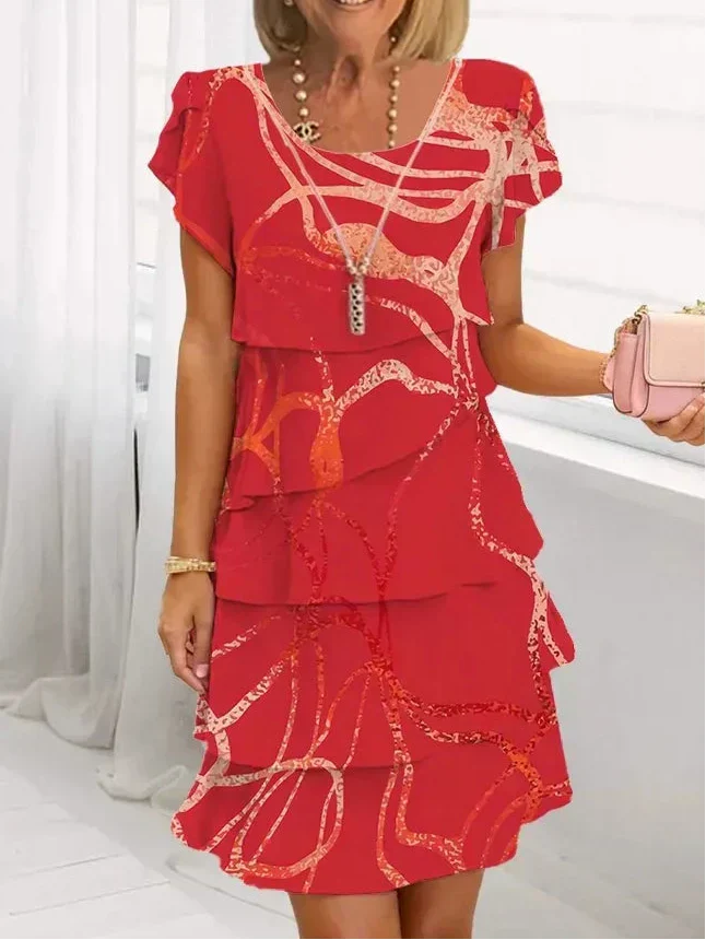 Danielle | Robe Élégante avec Volants